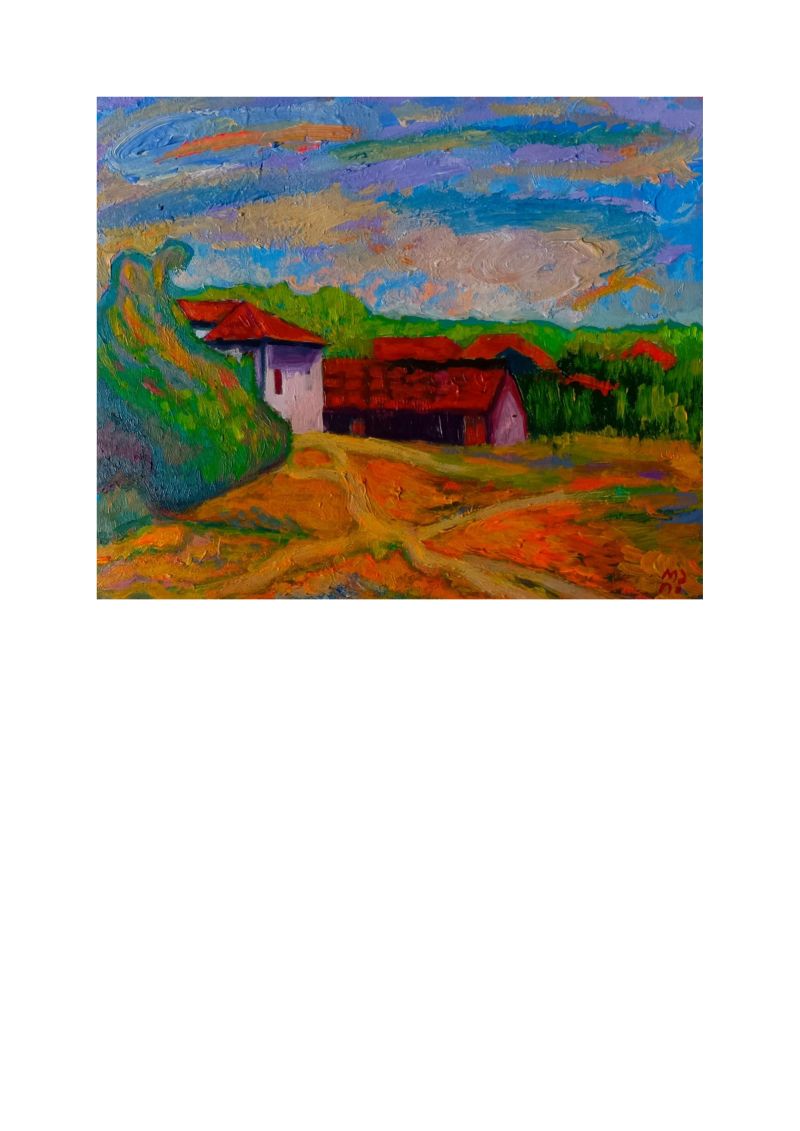 landscep - a Paintings by Manoj Sonavane